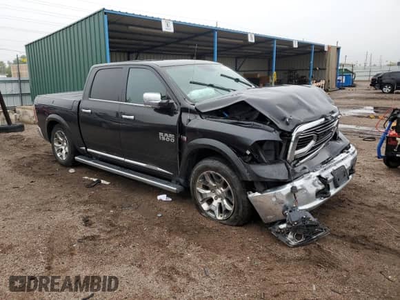 2017 Ram 1500 Limited with VIN 1C6RR7PT1HS734966, listed as a Copart auction lot 59628945 with 106,859 mi miles and Salvage title. Bid and sale history available at DreamBid. Image 4.