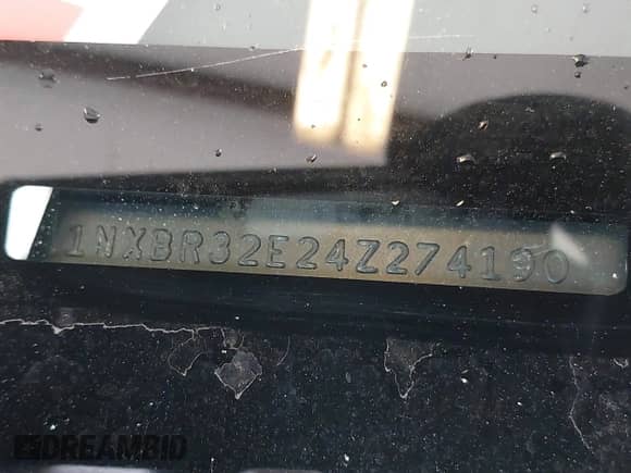 2004 Toyota Corolla CE с VIN 1NXBR32E24Z274190, выставлен на аукционе IAAI как лот 43354022 с пробегом 226 149 миль миль и . История ставок и продаж доступна на DreamBid. Изображение 9.