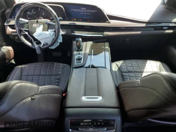 2023 Cadillac Escalade 4WD Premium Luxury Platinum with VIN 1GYS4DKLXPR527295, listed as a Copart auction lot 65547465 with 33,066 mi miles and Non repairable. Bid and sale history available at DreamBid. Image 8.