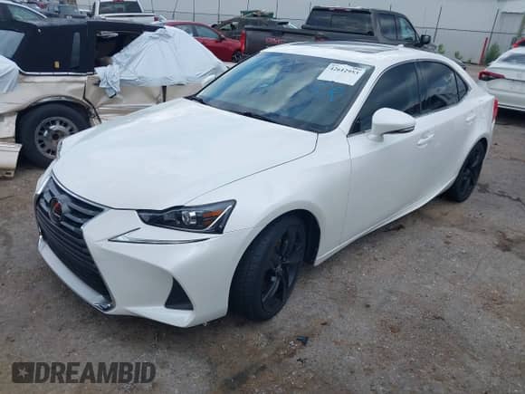 2017 Lexus IS 300 with VIN JTHCM1D25H5018316, listed as a IAAI auction lot 42612953 with 72,372 mi miles and . Bid and sale history available at DreamBid. Image 2.