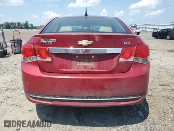 2012 Chevrolet Cruze LTZ with VIN 1G1PH5SC6C7351401, listed as a Copart auction lot 62595925 with 140,063 mi miles and Salvage title. Bid and sale history available at DreamBid. Image 6.