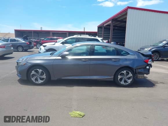 2020 Honda Accord EX-L with VIN 1HGCV1F55LA011051, listed as a IAAI auction lot 42867258 with 18,965 mi miles and . Bid and sale history available at DreamBid. Image 15.