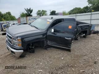 2014 Chevrolet Silverado 1500 LTZ with VIN 3GCUKSEC9EG243383, listed as a Copart auction lot 71173875 with Not provided miles and Salvage title. Bid and sale history available at DreamBid. Image 1.