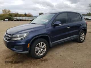 2014 Volkswagen Tiguan S with VIN WVGAV3AX7EW567292, listed as a Copart auction lot 82524095 with 139,283 mi miles and Clean title. Bid and sale history available at DreamBid. Image 1.