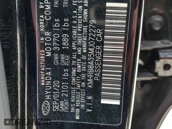 2021 Hyundai Venue SE с VIN KMHRB8A35MU072279, выставлен на аукционе Copart как лот 41263433 с пробегом 31 764 миль миль и . История ставок и продаж доступна на DreamBid. Изображение 15.