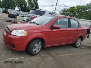 2009 Chevrolet Aveo 1LT с VIN KL1TD56E49B341296, выставлен на аукционе Copart как лот 57745645 с пробегом 44 589 миль миль и Списание • Salvage title. История ставок и продаж доступна на DreamBid. Изображение 1.