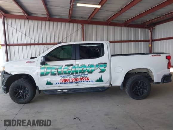 2020 Chevrolet Silverado 1500 Custom Trail Boss with VIN 3GCPYCEF4LG229741, listed as a IAAI auction lot 42156886 with 85,678 mi miles and . Bid and sale history available at DreamBid. Image 14.