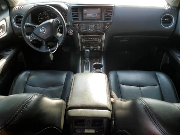 2014 Nissan Pathfinder Platinum with VIN 5N1AR2MN0EC608095, listed as a Copart auction lot 80112595 with 193,420 mi miles and Salvage title. Bid and sale history available at DreamBid. Image 8.