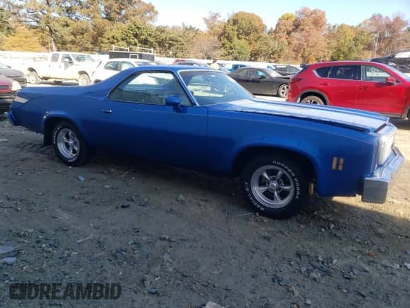 1976 Chevrolet El Camino с VIN 1D80U6B583628, выставлен на аукционе Copart как лот 78313154 с пробегом 35 011 миль миль и Списание • Salvage title. История ставок и продаж доступна на DreamBid. Изображение 4.