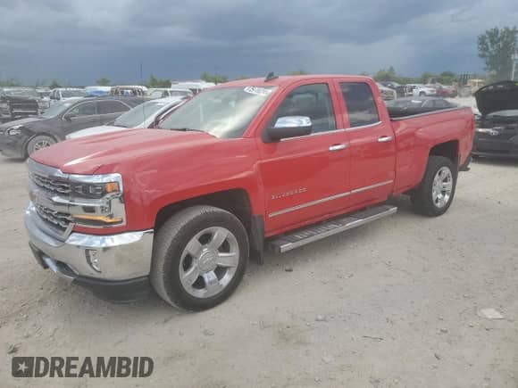 2017 Chevrolet Silverado 1500 LTZ z VIN 1GCVKSEC2HZ357511, wystawiony jako Copart lot #59766285 z przebiegiem 94 765 mil mil oraz Szkoda całkowita • Salvage title. Historia ofert i sprzedaży dostępna na DreamBid. Obrazek 1.