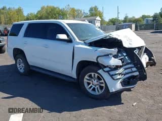 2017 Chevrolet Tahoe Commercial with VIN 1GNSKFEC9HR214265, listed as a IAAI auction lot 43234483 with 173,235 mi miles and . Bid and sale history available at DreamBid. Image 1.