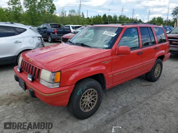 1995 Jeep Grand Cherokee Limited с VIN 1J4GZ78S7SC678078, выставлен на аукционе Copart как лот 52203834 с пробегом 269 423 миль миль и Списание • Salvage title. История ставок и продаж доступна на DreamBid. Изображение 1.