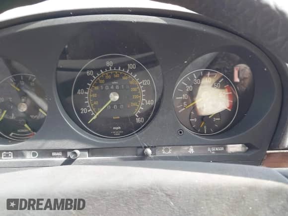 1983 Mercedes-Benz 380 SL with VIN WDBBA45A1DB020815, listed as a IAAI auction lot 42548157 with 104,615 mi miles and . Bid and sale history available at DreamBid. Image 7.