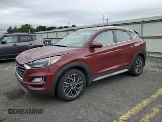 2020 Hyundai Tucson Limited with VIN KM8J3CAL1LU259241, listed as a Copart auction lot 69087345 with 49,616 mi miles and Salvage title. Bid and sale history available at DreamBid. Image 1.