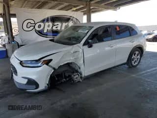 2023 Honda HR-V LX with VIN 3CZRZ1H30PM728226, listed as a Copart auction lot 68096065 with 70,600 mi miles and Salvage title. Bid and sale history available at DreamBid. Image 1.