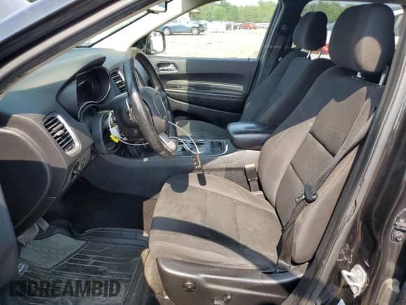 2015 Dodge Durango SXT with VIN 1C4RDJAG4FC795946, listed as a Copart auction lot 59574875 with 110,049 mi miles and Salvage title. Bid and sale history available at DreamBid. Image 7.