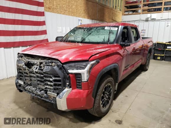 2025 Toyota Tundra SR5 with VIN 5TFLA5EC2SX038074, listed as a Copart auction lot 70862645 with Not provided miles and Salvage title. Bid and sale history available at DreamBid. Image 1.