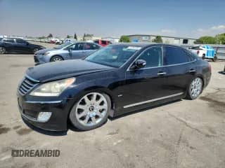 2011 Hyundai Equus Ultimate с VIN KMHGH4JF5BU034315, выставлен на аукционе Copart как лот 71262205 с пробегом Не указан миль и Чистый • Clean title. История ставок и продаж доступна на DreamBid. Изображение 1.