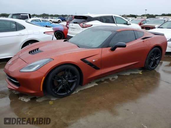 2015 Chevrolet Corvette Z51 2LT с VIN 1G1YK2D76F5109440, выставлен на аукционе Copart как лот 74430084 с пробегом Не указан миль и На запчасти • Non repairable. История ставок и продаж доступна на DreamBid. Изображение 1.