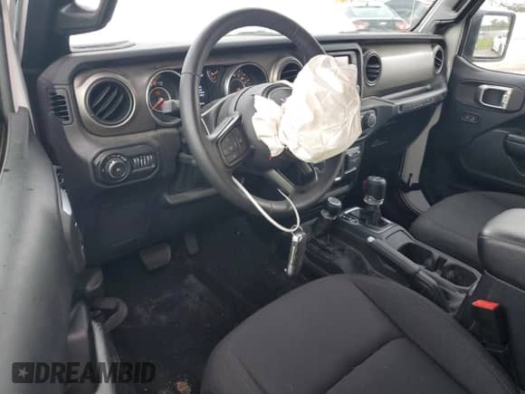 2020 Jeep Wrangler Sport S with VIN 1C4GJXAG1LW288676, listed as a Copart auction lot 65204585 with 41,864 mi miles and Non repairable. Bid and sale history available at DreamBid. Image 8.