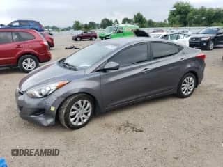 2012 Hyundai Elantra GLS with VIN 5NPDH4AEXCH063982, listed as a Copart auction lot 66171855 with 184,332 mi miles and Clean title. Bid and sale history available at DreamBid. Image 1.