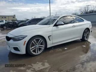 2020 BMW 4 Series 430i with VIN WBA4W3C01LAG91521, listed as a Copart auction lot 43123475 with 66,320 mi miles and Salvage title. Bid and sale history available at DreamBid. Image 1.