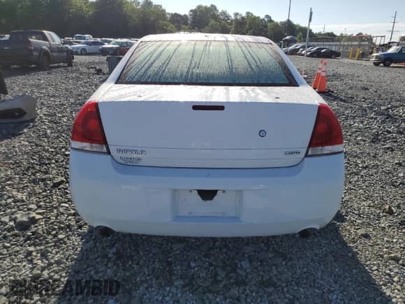 2016 Chevrolet Impala Police Police с VIN 2G1WD5E36G1165458, выставлен на аукционе Copart как лот 61785145 с пробегом 87 538 миль миль и Списание • Salvage title. История ставок и продаж доступна на DreamBid. Изображение 6.