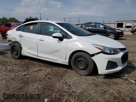 2019 Chevrolet Cruze с VIN 1G1BJ5SM7K7106225, выставлен на аукционе Copart как лот 68513355 с пробегом Не указан миль и Списание • Salvage title. История ставок и продаж доступна на DreamBid. Изображение 4.