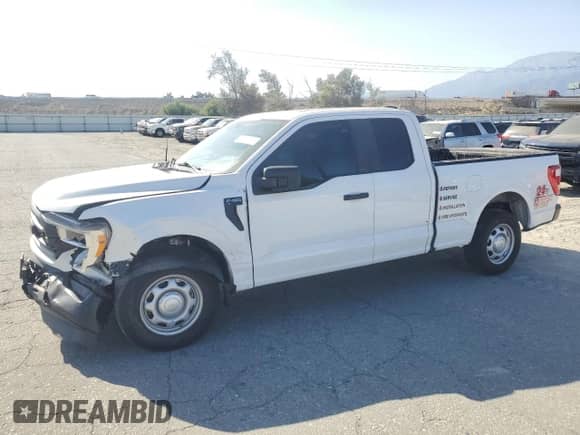 2022 Ford F-150 XL with VIN 1FTEX1CP3NKE58532, listed as a Copart auction lot 70737435 with 95,811 mi miles and Salvage title. Bid and sale history available at DreamBid. Image 1.
