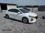2017 Hyundai Ioniq Blue with VIN KMHC65LC0HU031277, listed as a Copart auction lot 80509355 with 120,075 mi miles and Clean title. Bid and sale history available at DreamBid. Image 4.