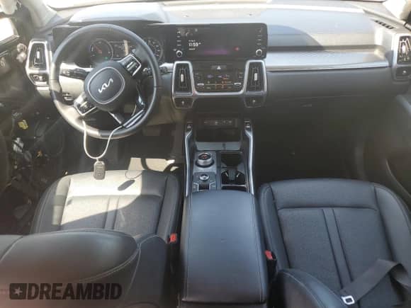 2023 Kia Sorento EX with VIN KNDRHDLG0P5175216, listed as a Copart auction lot 80413305 with 47,019 mi miles and Salvage title. Bid and sale history available at DreamBid. Image 8.