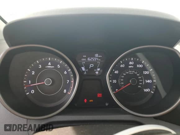 2013 Hyundai Elantra GLS z VIN 5NPDH4AE6DH269771, wystawiony jako Copart lot #83987255 z przebiegiem 162 594 mil mil oraz Szkoda całkowita • Salvage title. Historia ofert i sprzedaży dostępna na DreamBid. Obrazek 9.