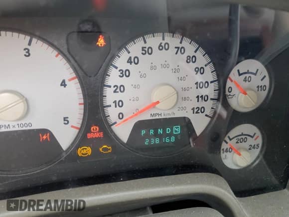 2008 Dodge RAM with VIN 3D7ML39AX8G236755, listed as a Copart auction lot 55570435 with 238,168 mi miles and Salvage title. Bid and sale history available at DreamBid. Image 9.