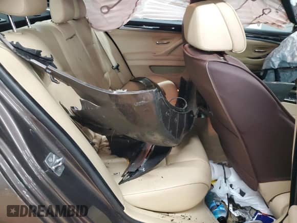 2012 BMW 5 Series 550i xDrive with VIN WBAFU9C58CC787919, listed as a Copart auction lot 82092365 with Not provided miles and Salvage title. Bid and sale history available at DreamBid. Image 10.