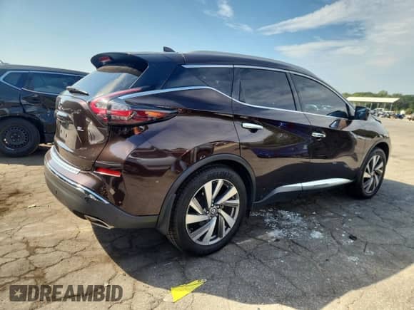 2019 Nissan Murano SV с VIN 5N1AZ2MJ1KN162777, выставлен на аукционе Copart как лот 82055745 с пробегом 78 709 миль миль и Списание • Salvage title. История ставок и продаж доступна на DreamBid. Изображение 3.