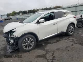 2017 Nissan Murano SL with VIN 5N1AZ2MH3HN165976, listed as a Copart auction lot 83758005 with 114,367 mi miles and Salvage title. Bid and sale history available at DreamBid. Image 1.