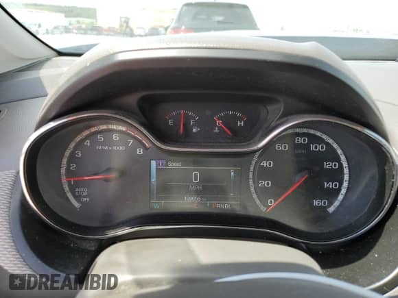 2016 Chevrolet Cruze LT with VIN 1G1BE5SM5G7252585, listed as a Copart auction lot 53671935 with 109,655 mi miles and Salvage title. Bid and sale history available at DreamBid. Image 9.