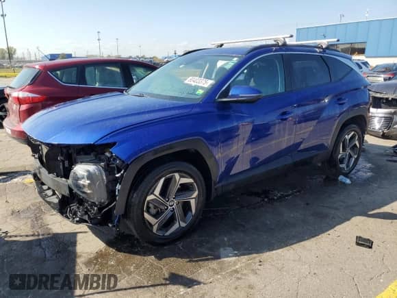 2022 Hyundai Tucson SEL z VIN 5NMJFCAE1NH124364, wystawiony jako Copart lot #80403375 z przebiegiem 38 831 mil mil oraz Szkoda całkowita • Salvage title. Historia ofert i sprzedaży dostępna na DreamBid. Obrazek 1.