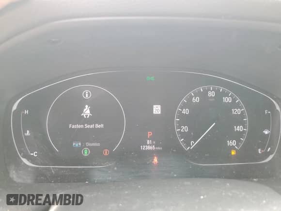 2018 Honda Accord Touring z VIN 1HGCV1F91JA021446, wystawiony jako Copart lot #81521125 z przebiegiem 123 865 mil mil oraz Szkoda całkowita • Salvage title. Historia ofert i sprzedaży dostępna na DreamBid. Obrazek 9.