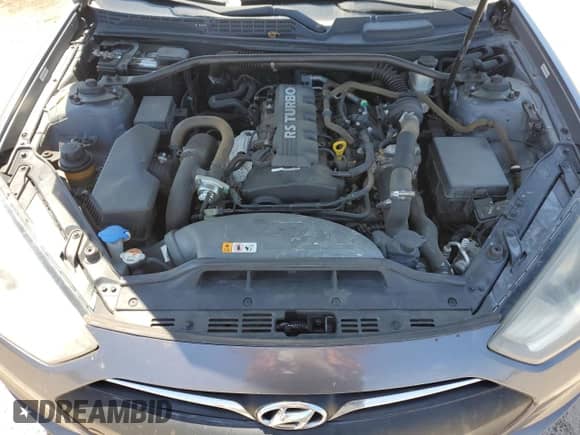 2014 Hyundai Genesis Coupe 2.0T with VIN KMHHT6KD3EU120433, listed as a Copart auction lot 68561835 with 148,628 mi miles and Salvage title. Bid and sale history available at DreamBid. Image 11.