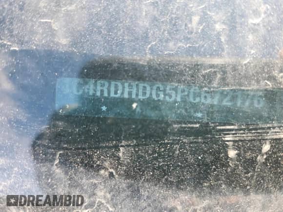 2023 Dodge Durango GT Plus с VIN 1C4RDHDG5PC672176, выставлен на аукционе Copart как лот 69155445 с пробегом 20 508 миль миль и Списание • Salvage title. История ставок и продаж доступна на DreamBid. Изображение 13.