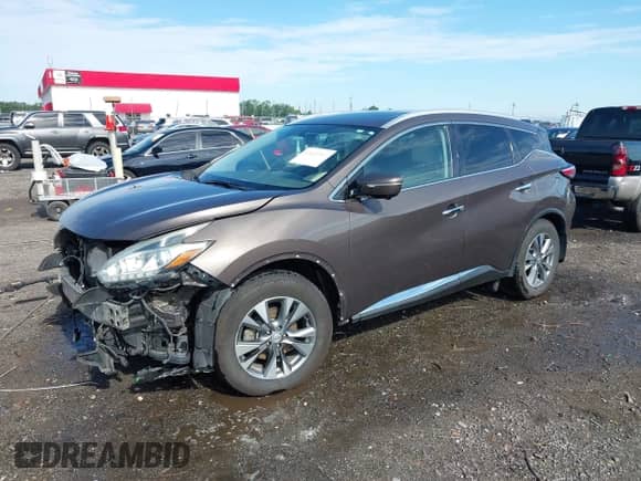 2015 Nissan Murano S with VIN 5N1AZ2MH4FN220061, listed as a IAAI auction lot 42624942 with 128,643 mi miles and . Bid and sale history available at DreamBid. Image 2.