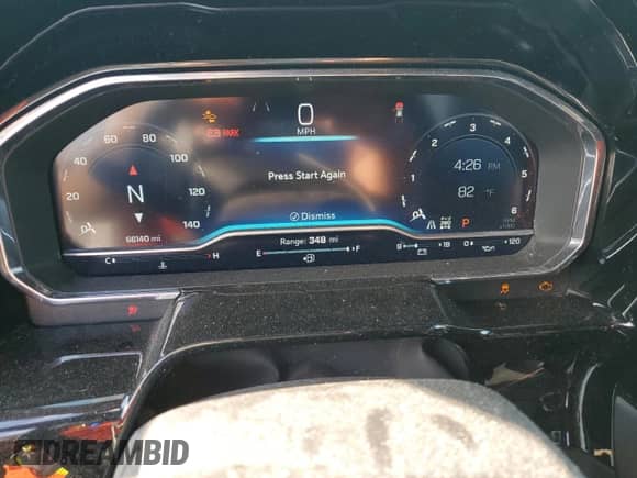 2022 Chevrolet Silverado 1500 LTZ with VIN 3GCUDGED1NG513321, listed as a Copart auction lot 82049385 with 66,140 mi miles and Salvage title. Bid and sale history available at DreamBid. Image 9.