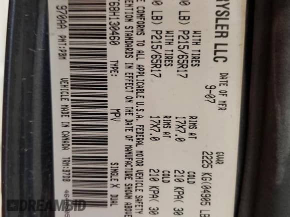 2008 Dodge Magnum with VIN 2D4FV47T68H130460, listed as a Copart auction lot 50077235 with 135,648 mi miles and Clean title. Bid and sale history available at DreamBid. Image 13.