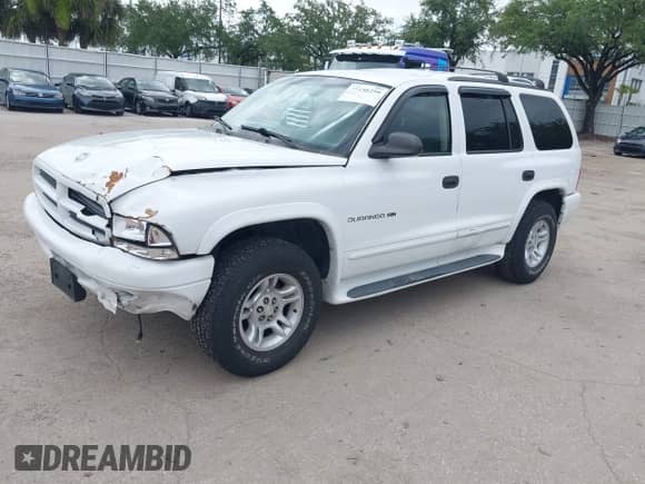 2001 Dodge Durango with VIN 1B4HS28N41F572502, listed as a IAAI auction lot 42430259 with 152,520 mi miles and . Bid and sale history available at DreamBid. Image 2.