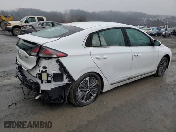2021 Hyundai Ioniq SEL with VIN KMHC75LD4MU259802, listed as a Copart auction lot 81886473 with Not provided miles and . Bid and sale history available at DreamBid. Image 3.