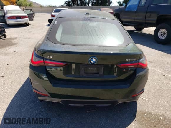 2024 BMW i4 eDrive35 with VIN WBY43AW03RFS10266, listed as a Copart auction lot 63773555 with 15,336 mi miles and Salvage title. Bid and sale history available at DreamBid. Image 6.