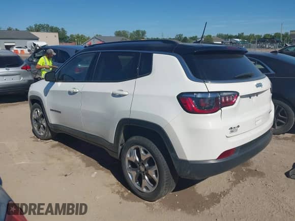2021 Jeep Compass Limited with VIN 3C4NJDCB7MT546066, listed as a IAAI auction lot 43006523 with 77,114 mi miles and . Bid and sale history available at DreamBid. Image 3.