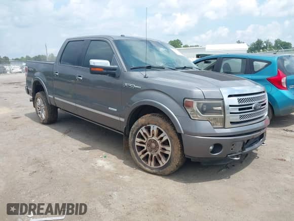 2013 Ford F-150 XL with VIN 1FTFW1ET4DFC11013, listed as a IAAI auction lot 42670670 with 168,315 mi miles and . Bid and sale history available at DreamBid. Image 1.