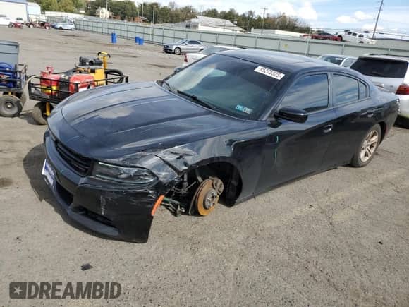 2020 Dodge Charger SXT with VIN 2C3CDXBG0LH124858, listed as a Copart auction lot 85275325 with 99,280 mi miles and Salvage title. Bid and sale history available at DreamBid. Image 1.
